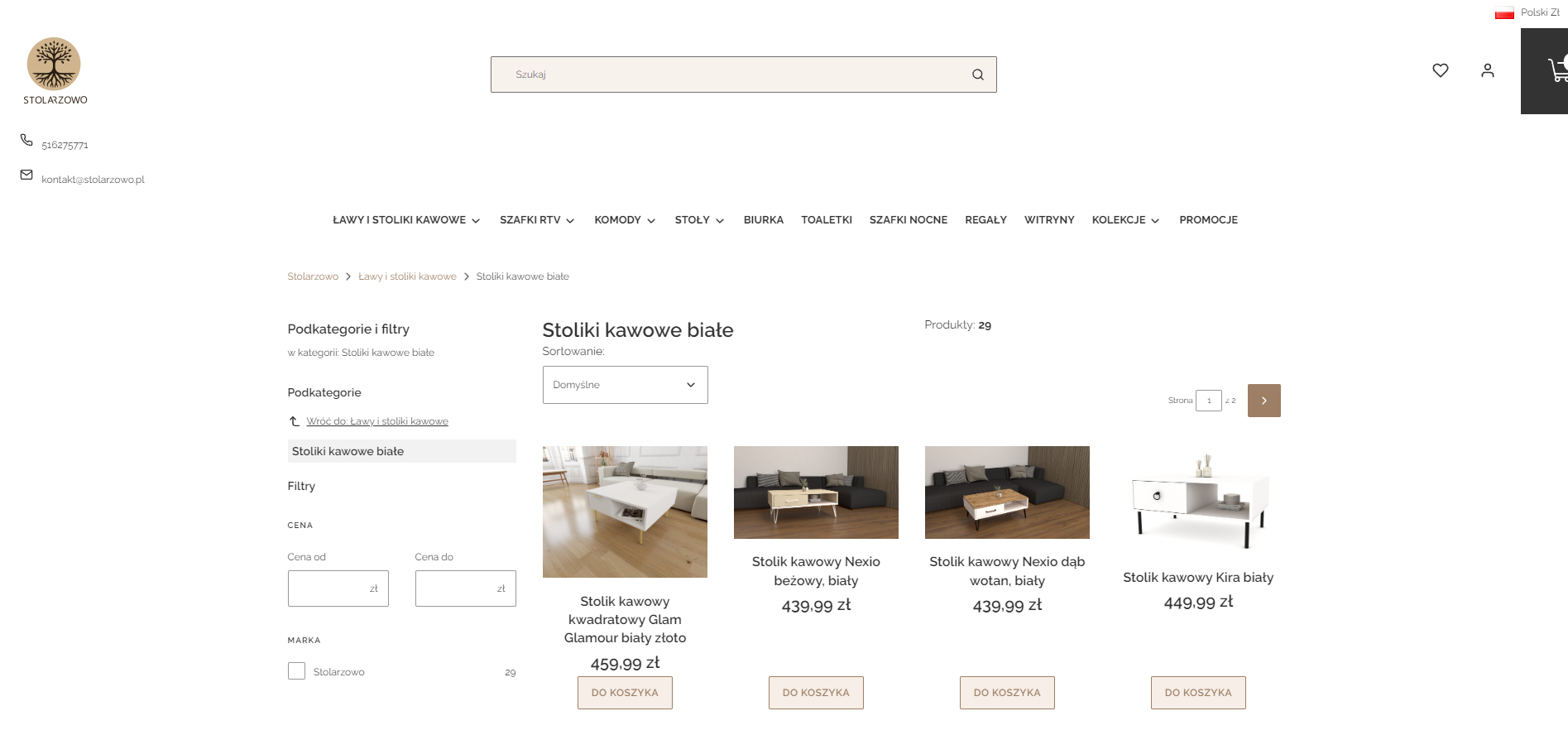 Jak dbać o białe stoliki kawowe, by nie żółkły i zachowały estetykę?