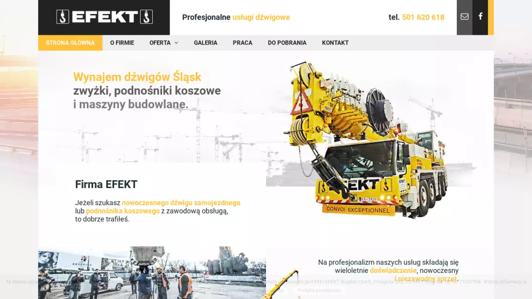 Zrzut ekranu strony