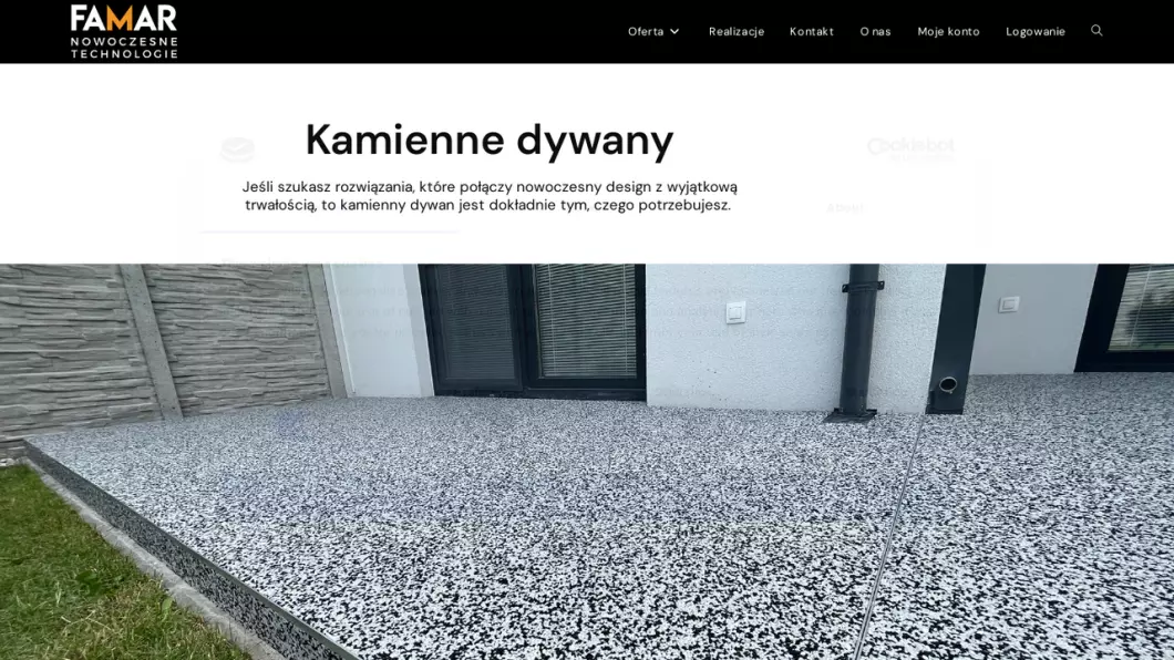 Zrzut ekranu strony
