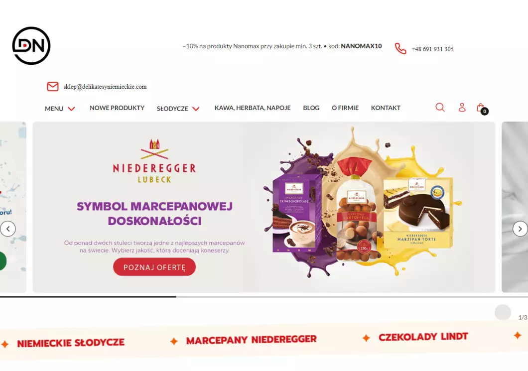 Zrzut ekranu strony